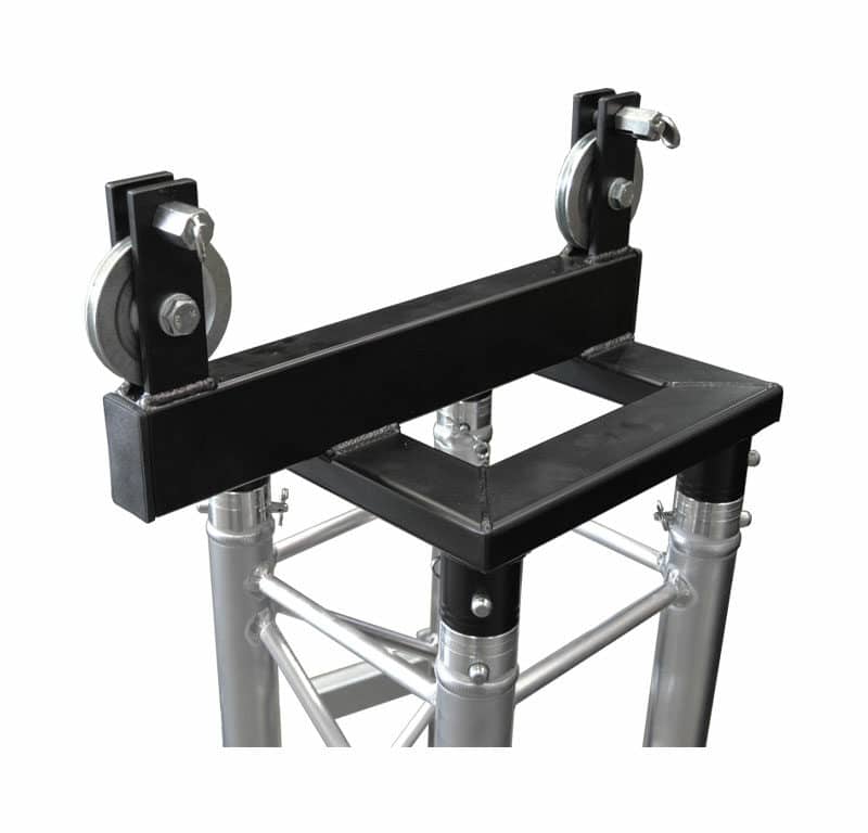 Lloguer Truss 29cm per ground support 1m amb adaptador per politja